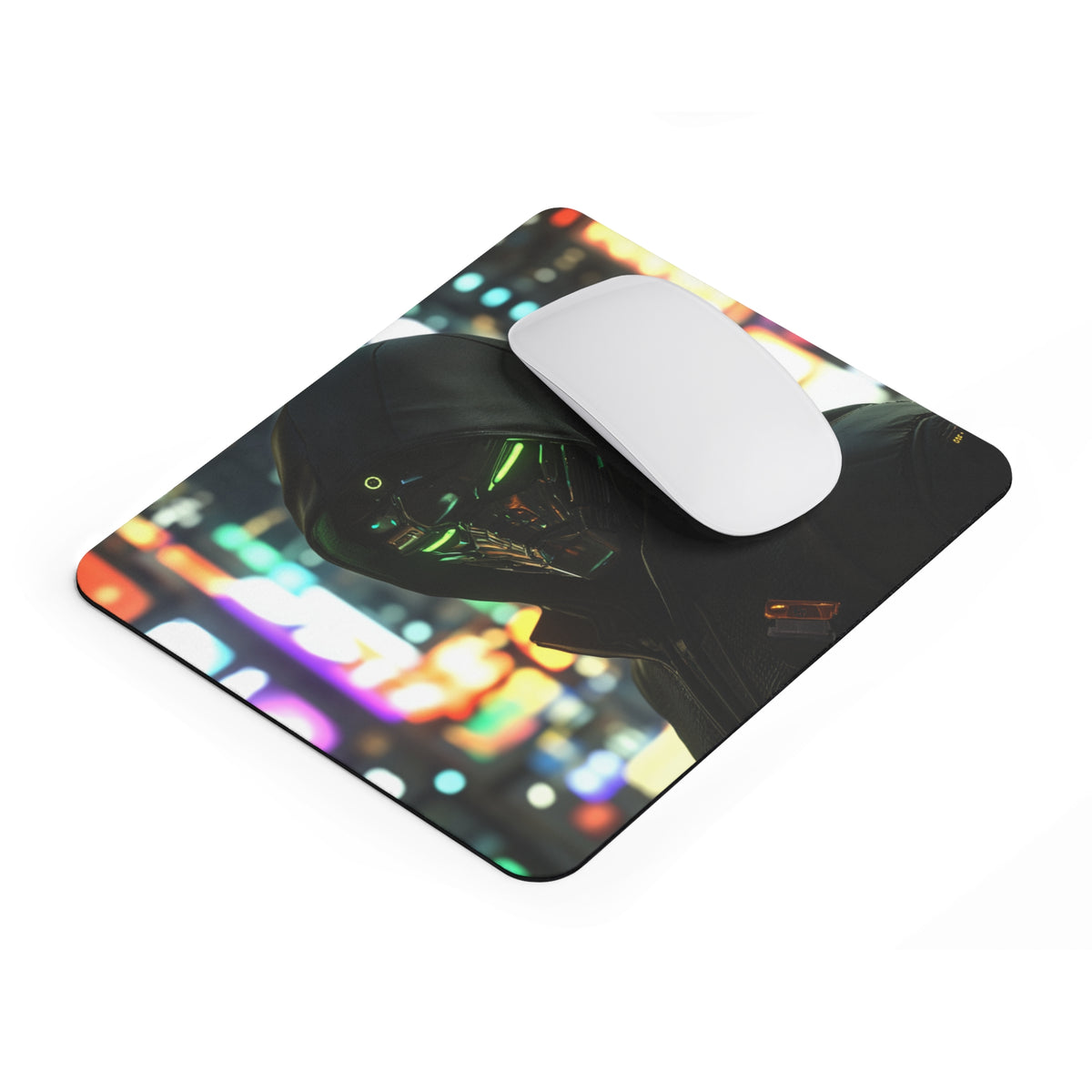 Tapis de souris Cyberpunk Super Vilain Masqué