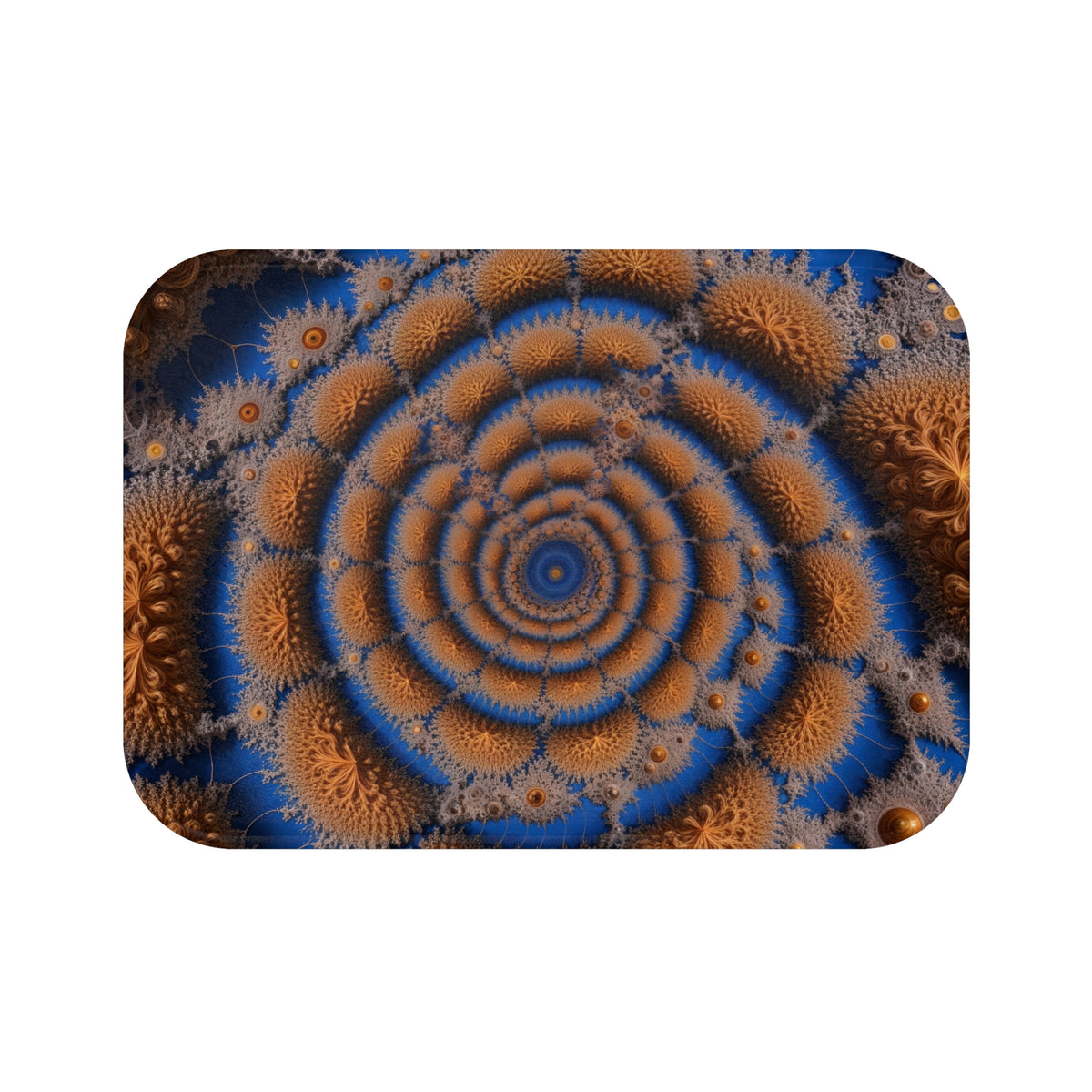 Tapis salle de bain Courbe de Péano-Hilbert