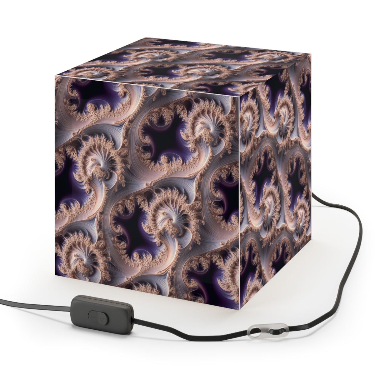 DECO - Lampe Cubique Fractale Courbe de Hilbert-Sierpiński