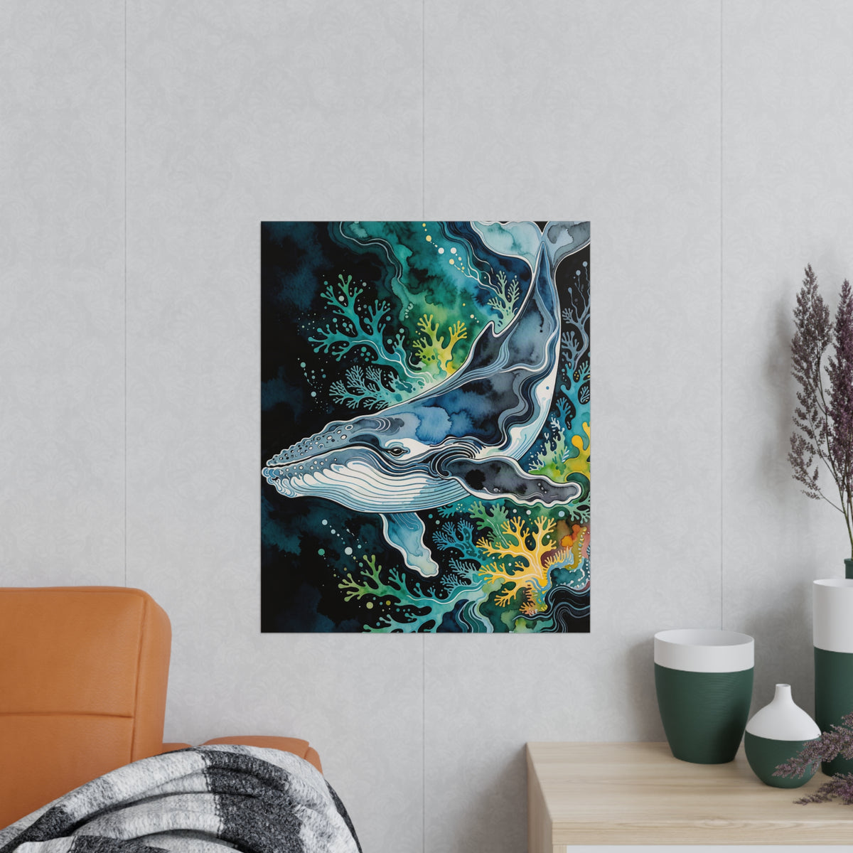 Poster Baleine Corallienne