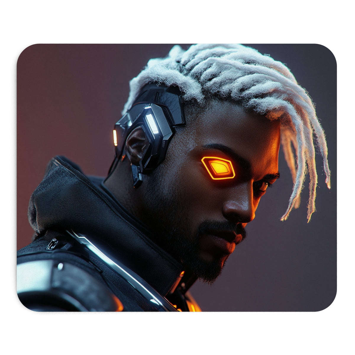 Tapis de souris Guerrier Œil de Cyborg