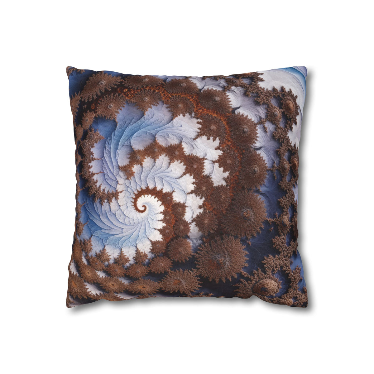 Housse de coussin Courbe Fractale de Cesaro