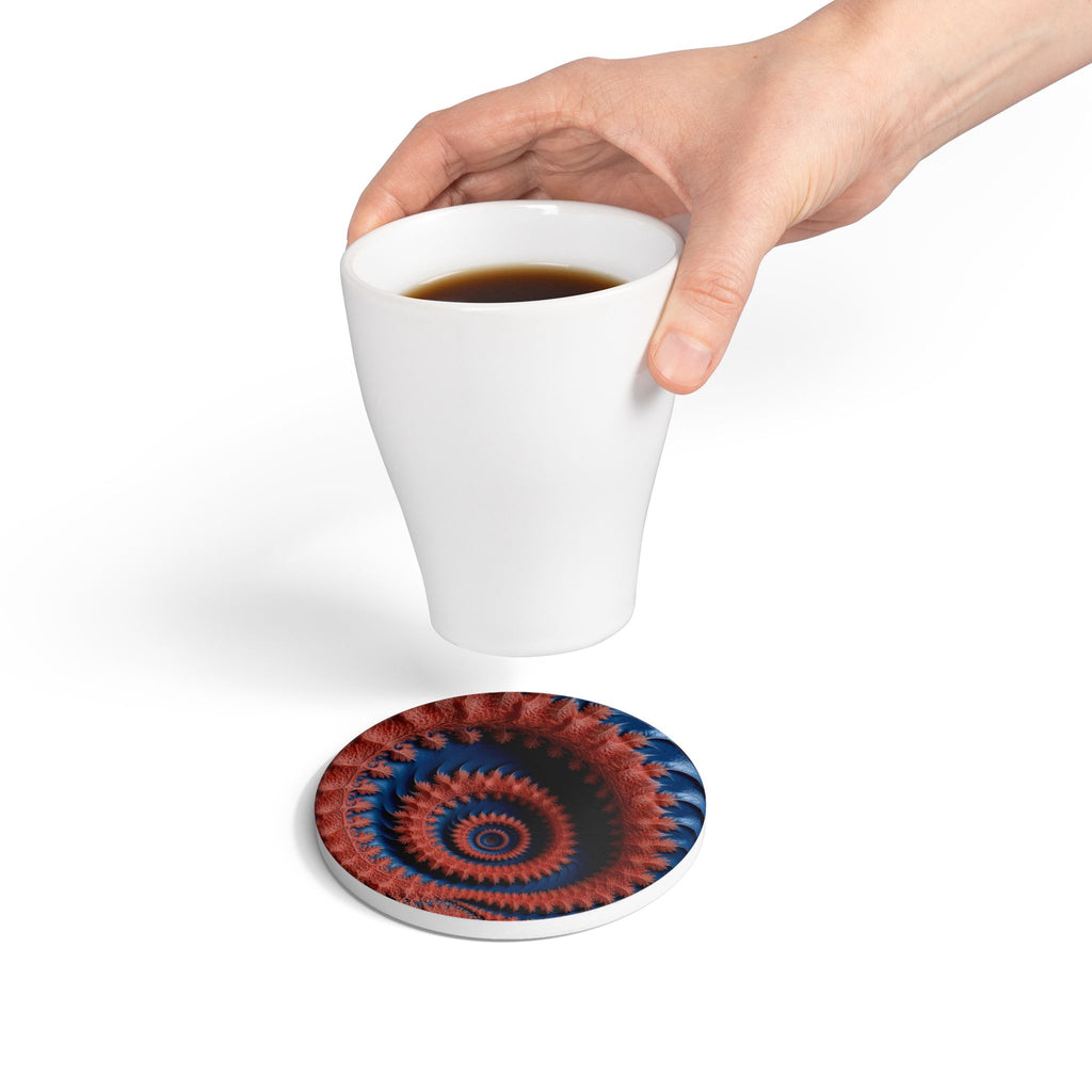 Sous-verre Courbe Fractale de Dragon