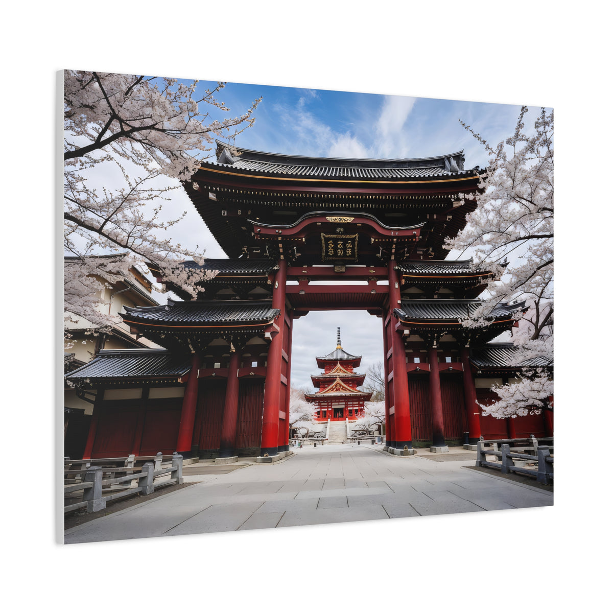 Tableau Temple Senso-Ji Tokyo