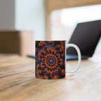 Mug blanc Fractal Ensemble de Julia