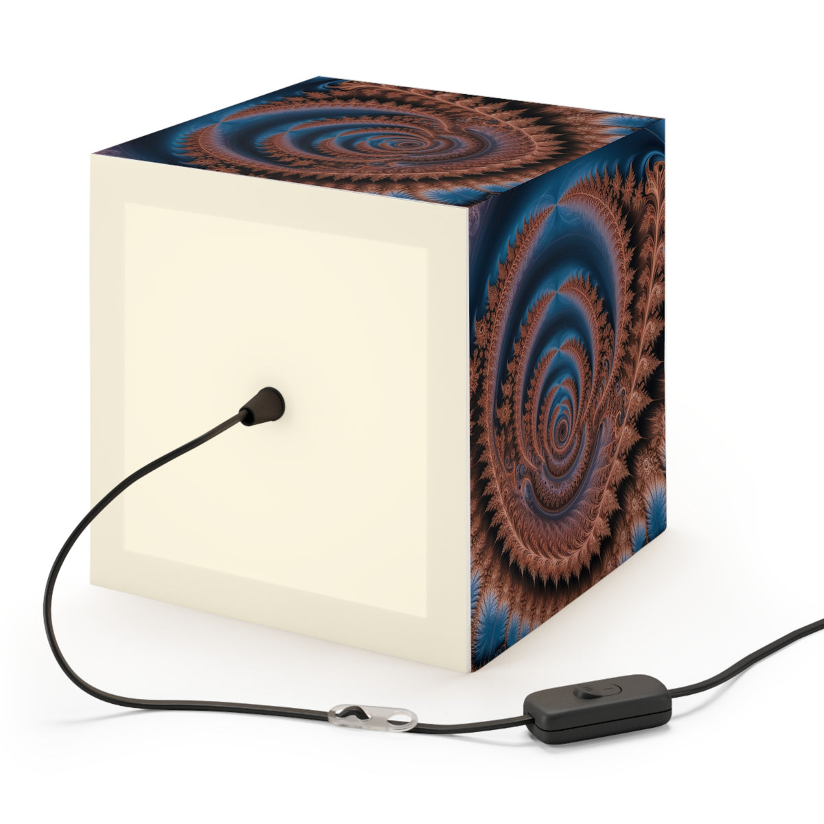 DECO - Lampe Cubique Fractale Courbe de Gosper-Minkowski