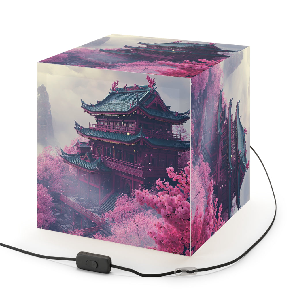 DECO - Lampe Cubique ZEN Temple Japonais