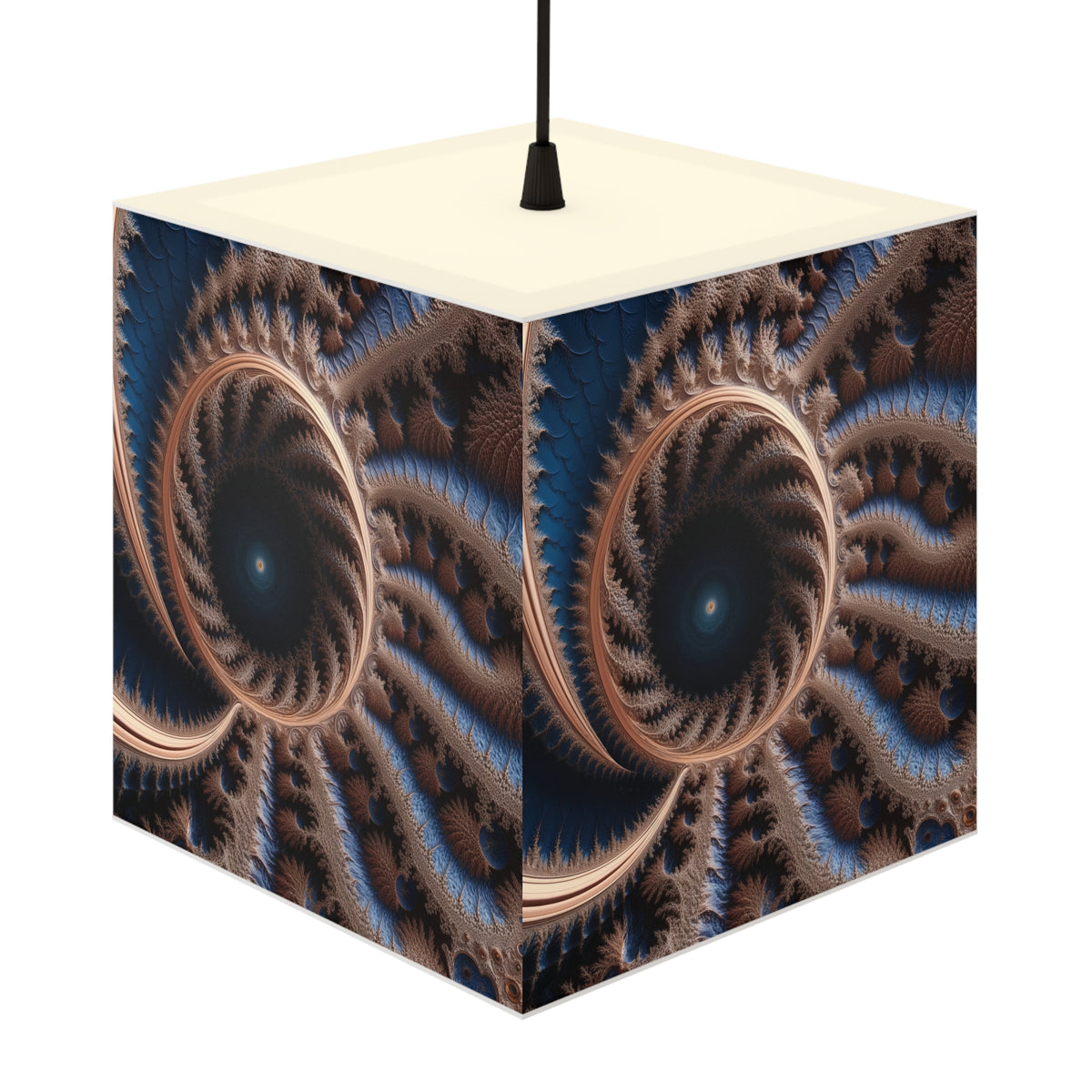 DECO - Lampe Cubique Fractale Courbe de Julia-Quasi
