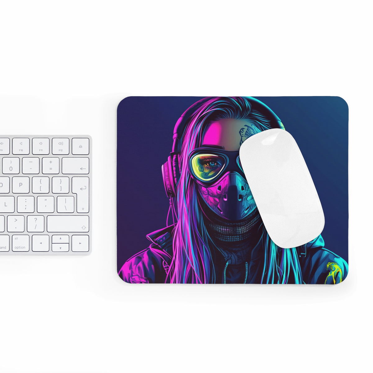 Tapis de souris Jeune Fille Rebelle