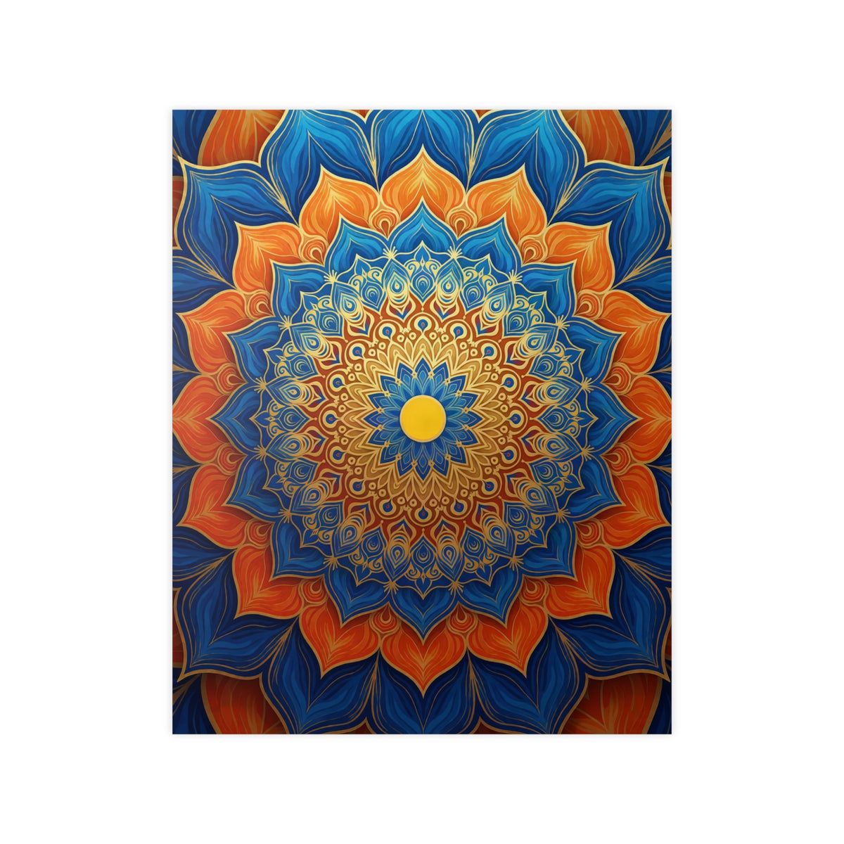 Poster Mandala de la Spiritualité Profonde