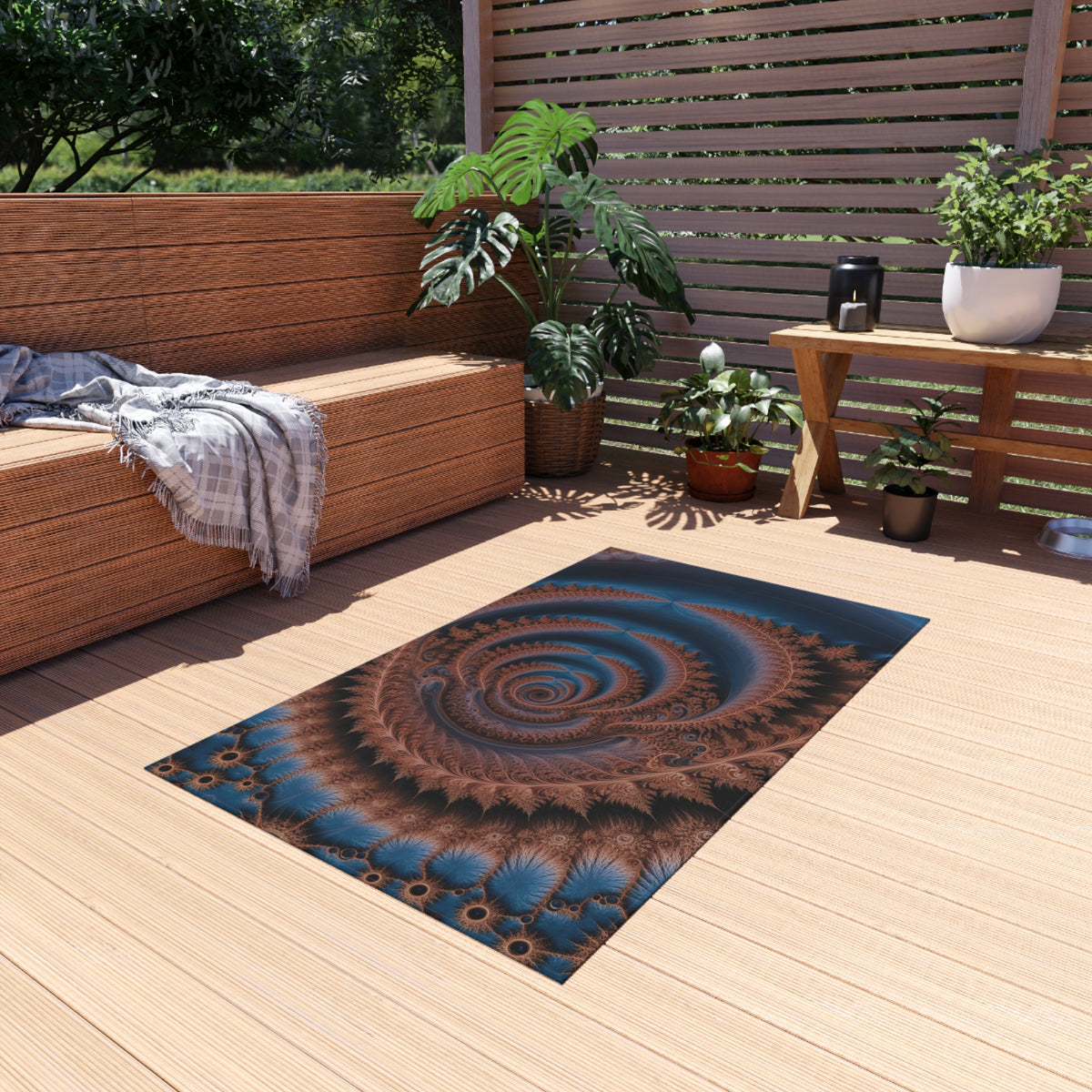 Tapis de salon Courbe de Gosper-Minkowski