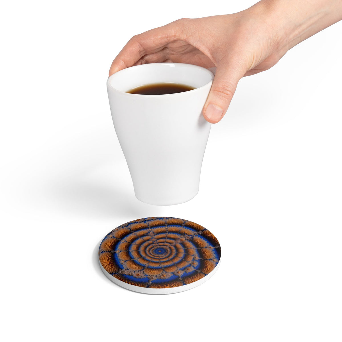 Sous-verre Courbe de Péano-Hilbert