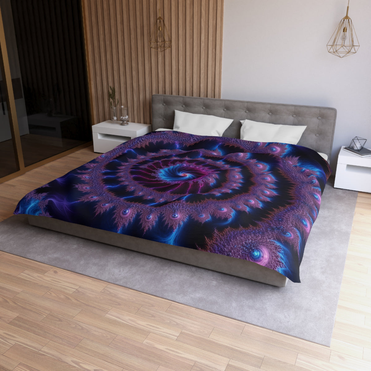 Housse de couette Courbe de Ship-Mandelbrot