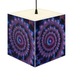 DECO - Lampe Cubique Fractale Courbe de Ship-Mandelbrot