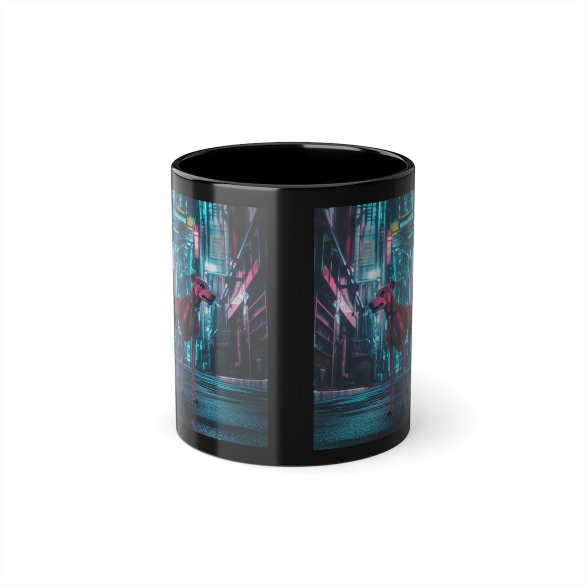 Mug Whippet Cyberpunk