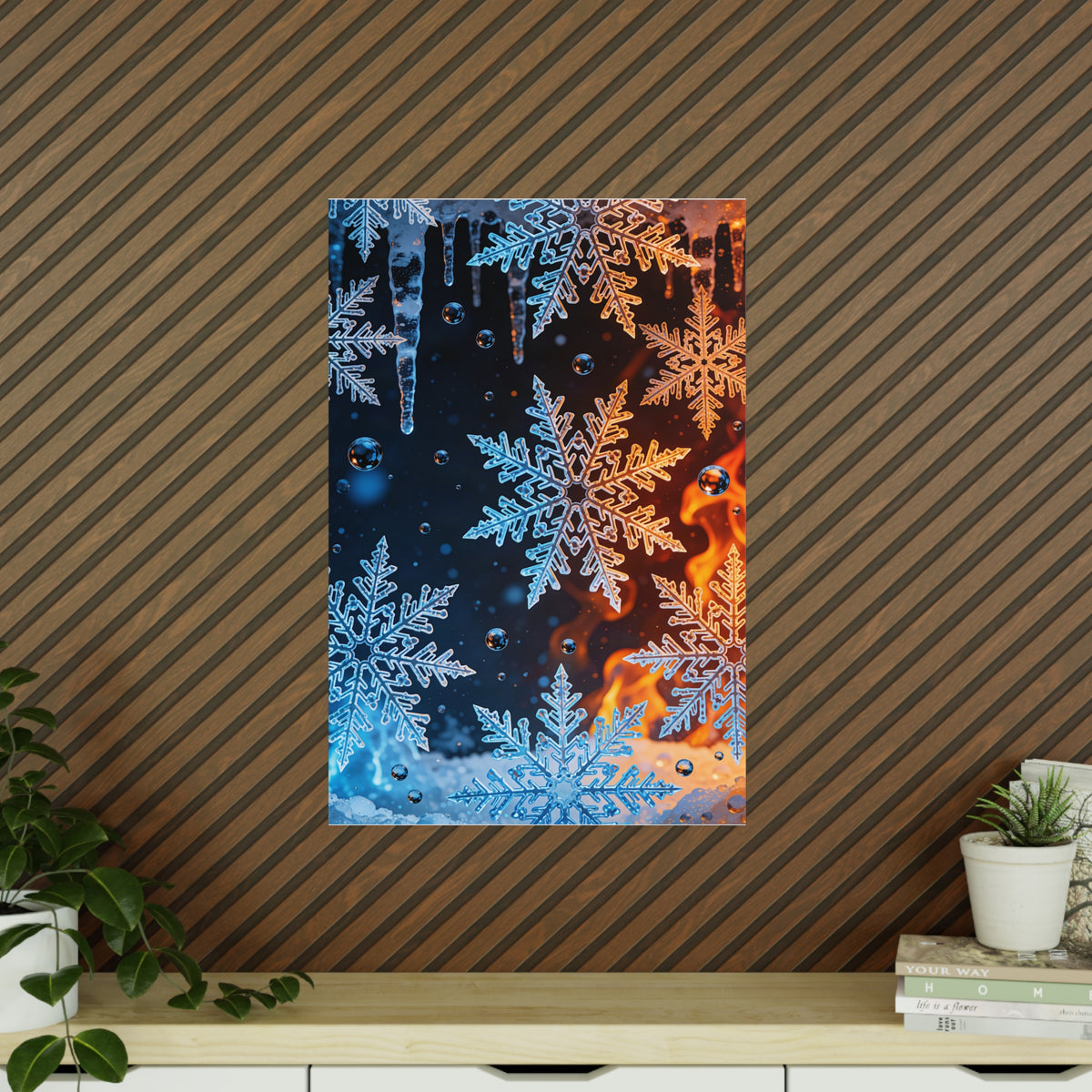 Poster Glace et Feu
