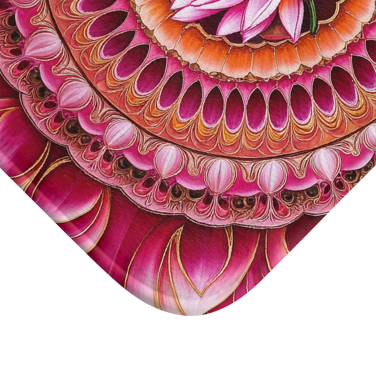 Tapis salle de bain Mandala de l'Amour Inconditionnel