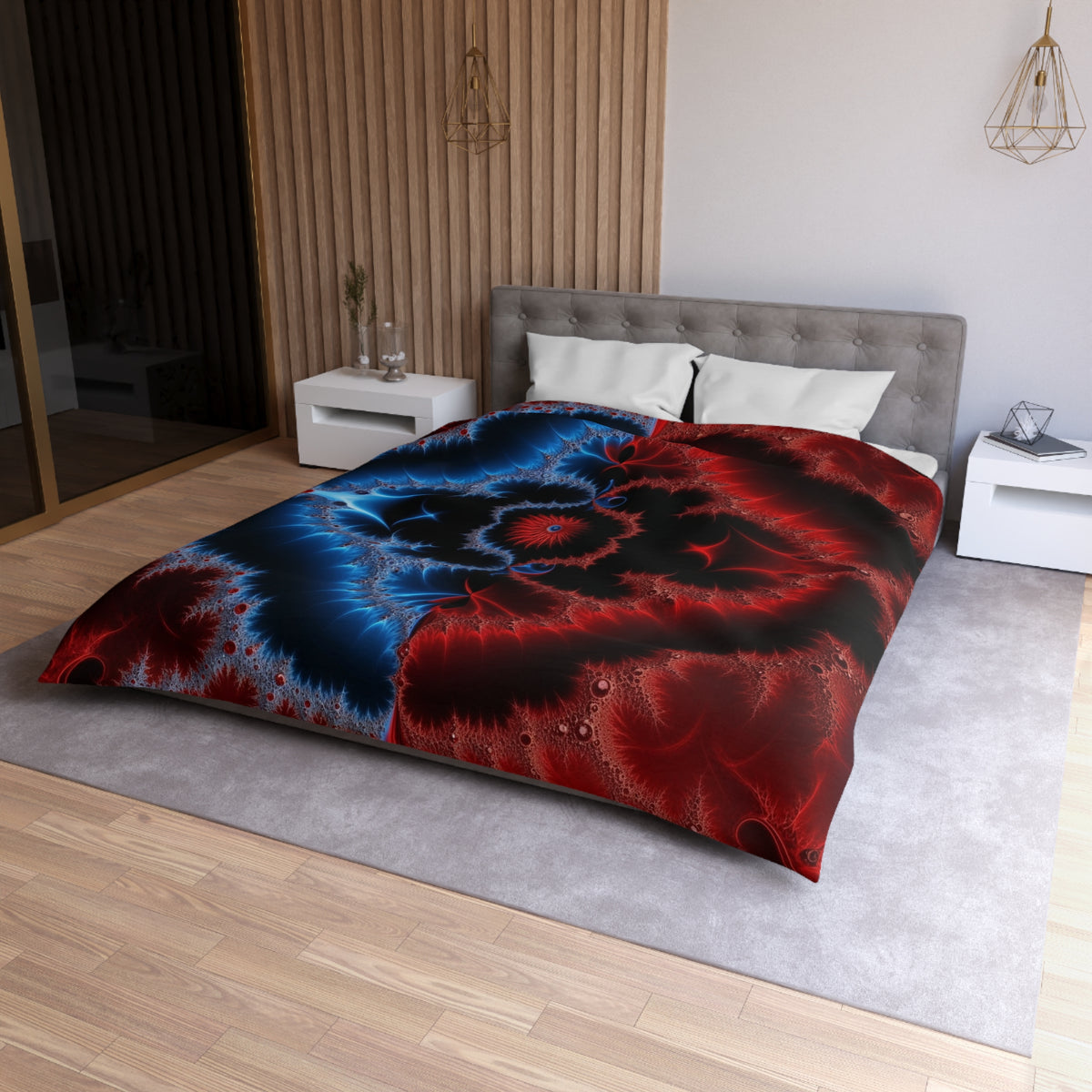 Housse de couette Fractale de Appolo-Mandelbrot