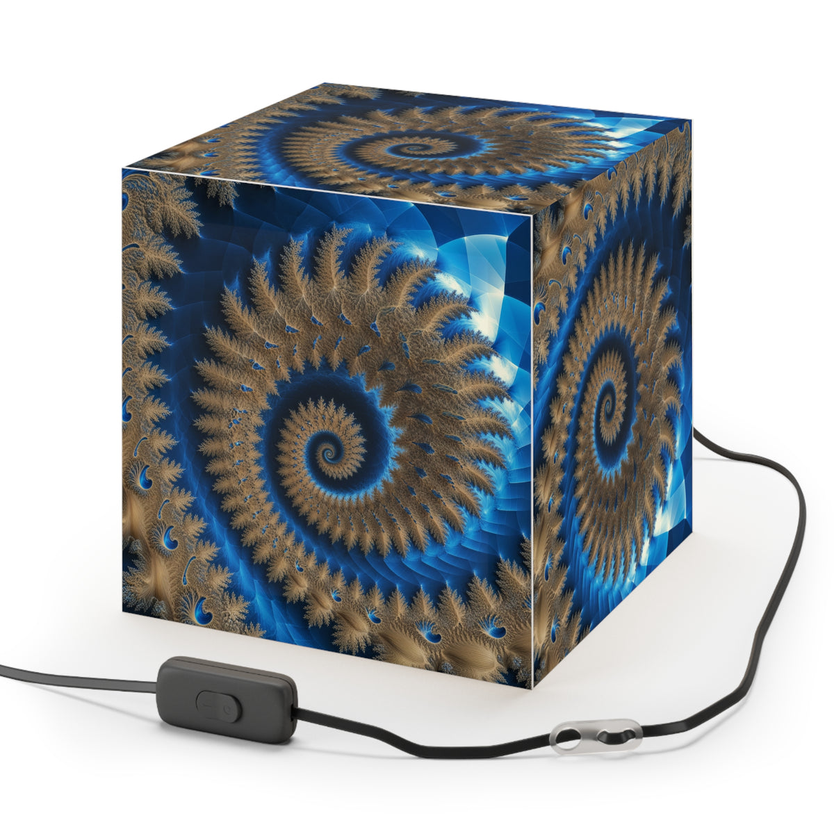 DECO - Lampe Cubique Fractale Courbe de Levy