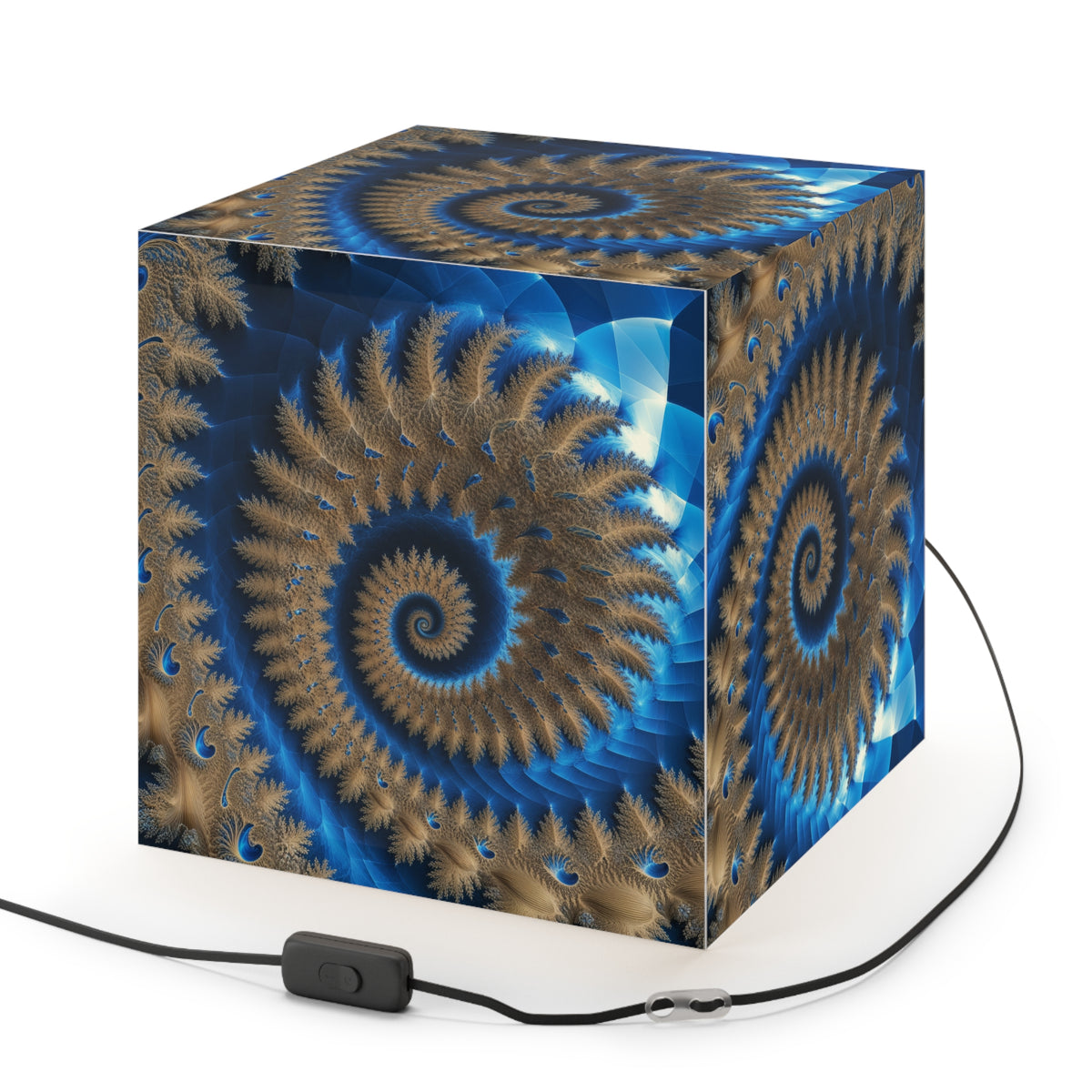 DECO - Lampe Cubique Fractale Courbe de Levy