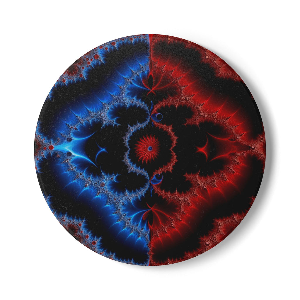 Sous-verre Courbe de Appolo-Mandelbrot