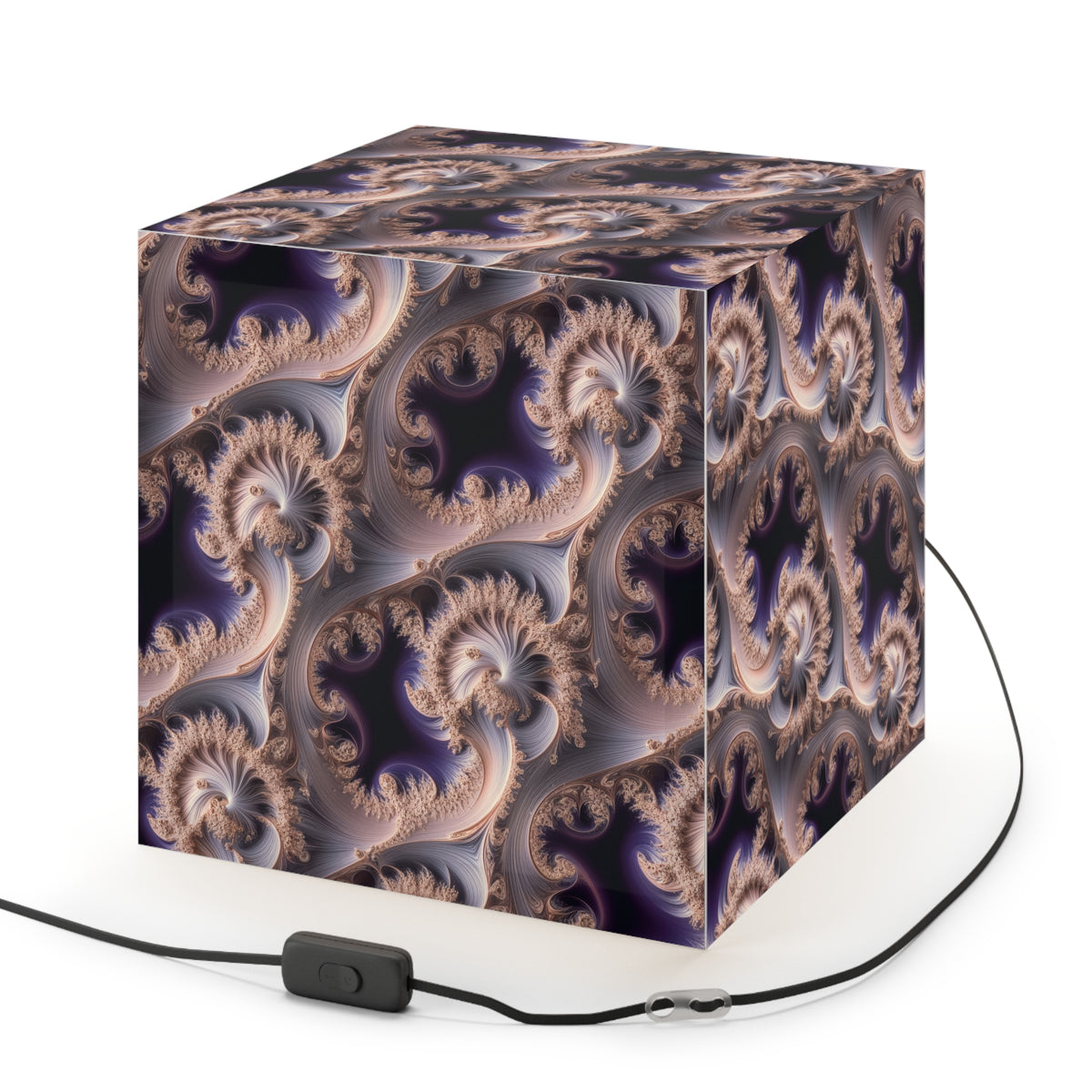 DECO - Lampe Cubique Fractale Courbe de Hilbert-Sierpiński