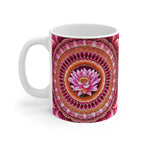 Mug blanc Mandala de l'Amour Inconditionnel