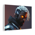 Tableau Combattant Dreadlocks Œil Cyborg