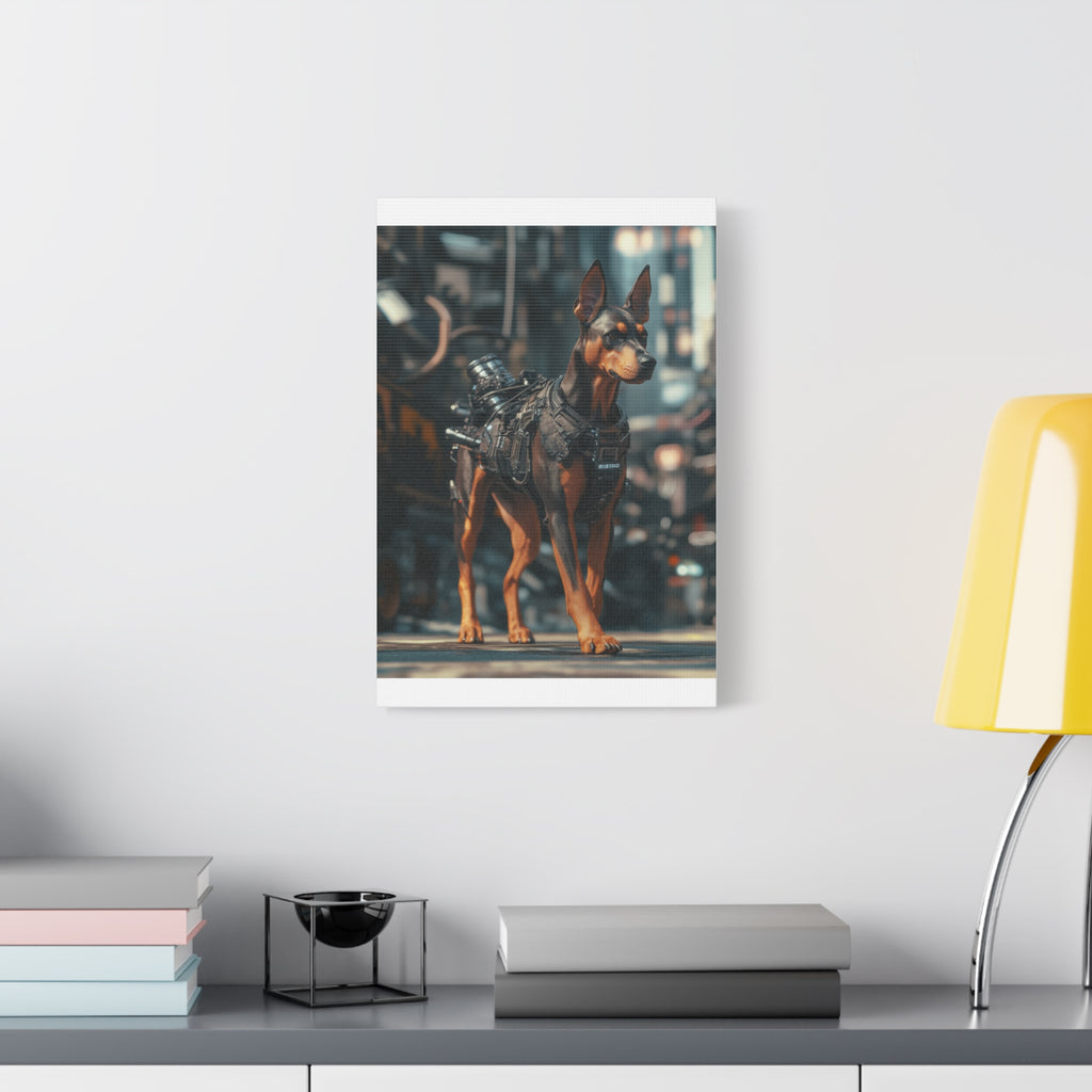 Tableau Doberman Matériel Tactique