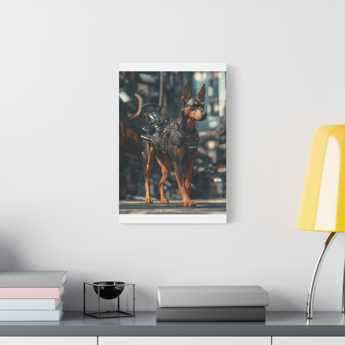 Tableau Doberman Matériel Tactique