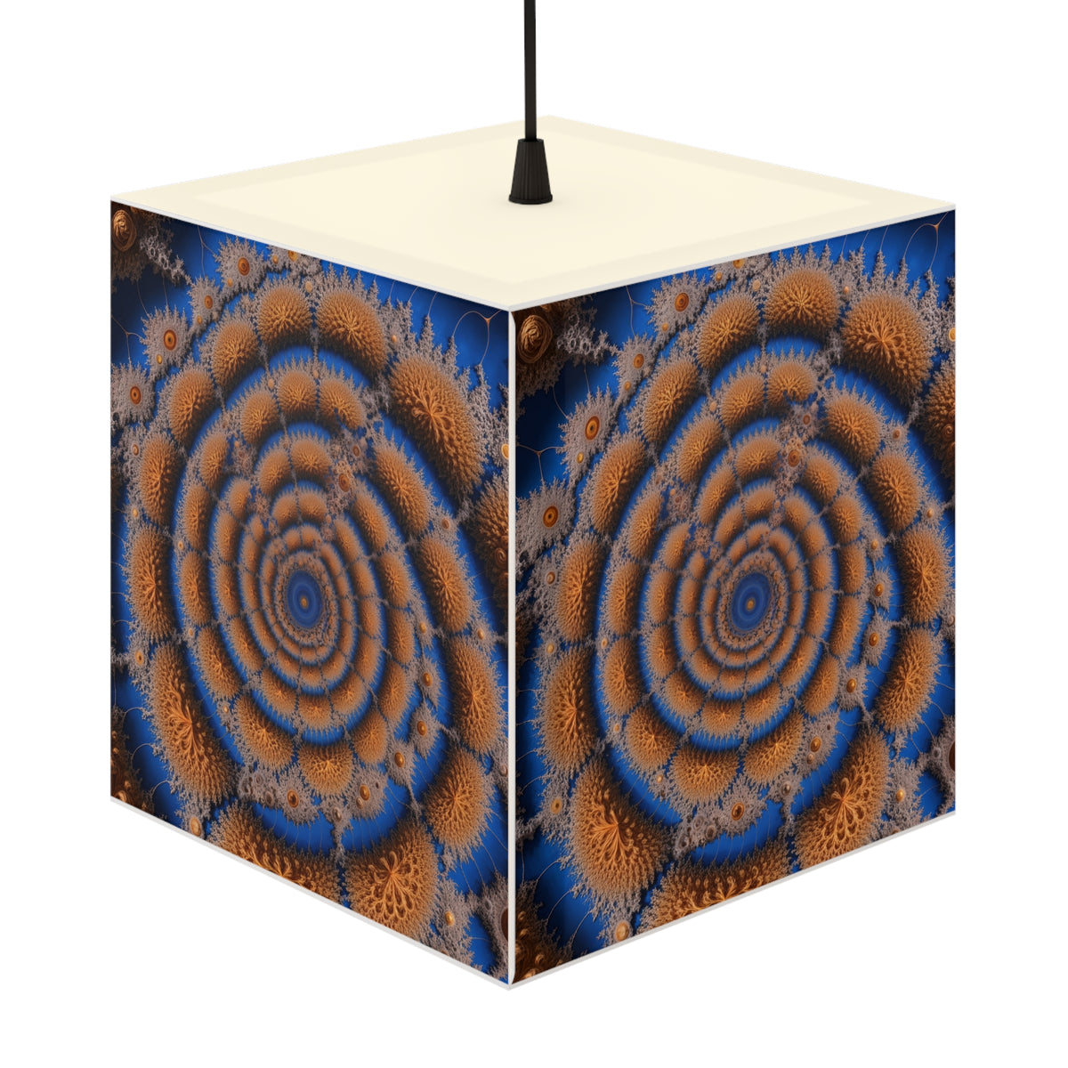 DECO - Lampe Cubique Fractale Courbe de Péano-Hilbert
