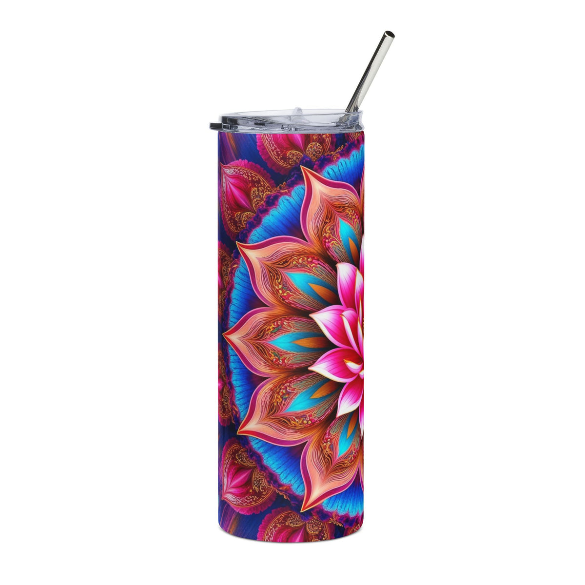Tumbler Cylindrique Mandala de la Guérison