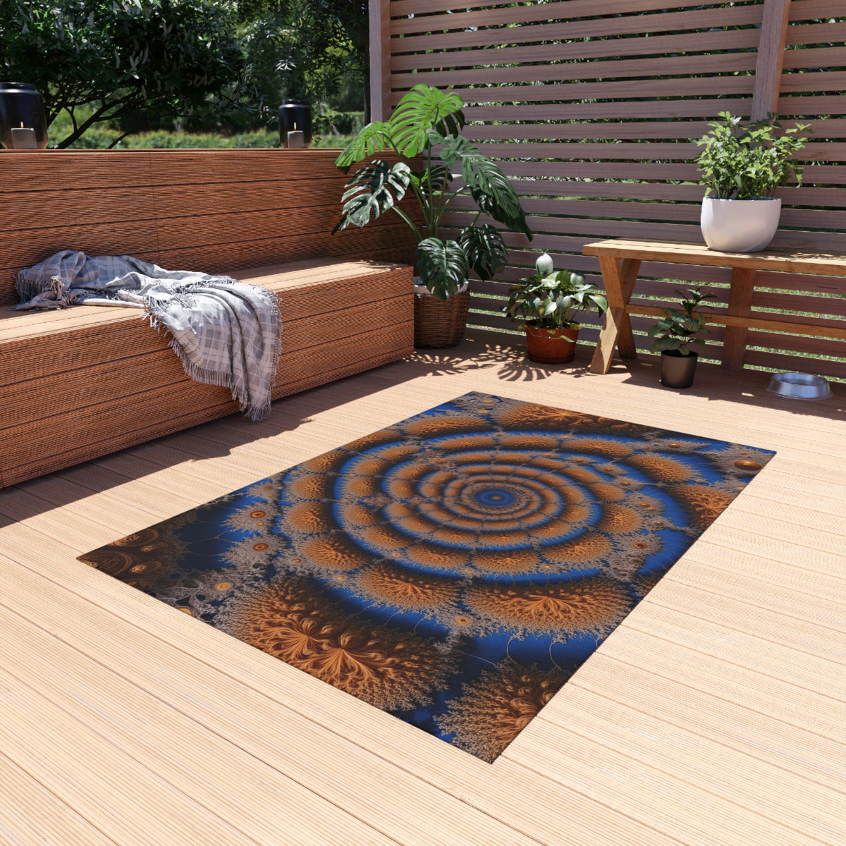Tapis de salon Courbe de Péano-Hilbert