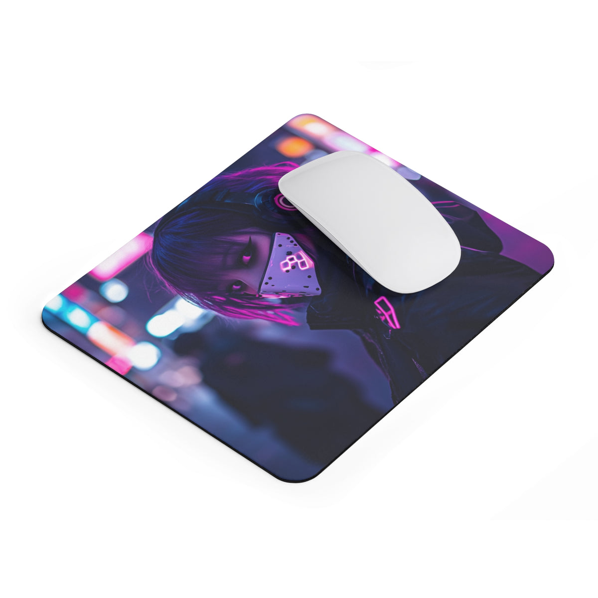 Tapis de souris Fille Masquée