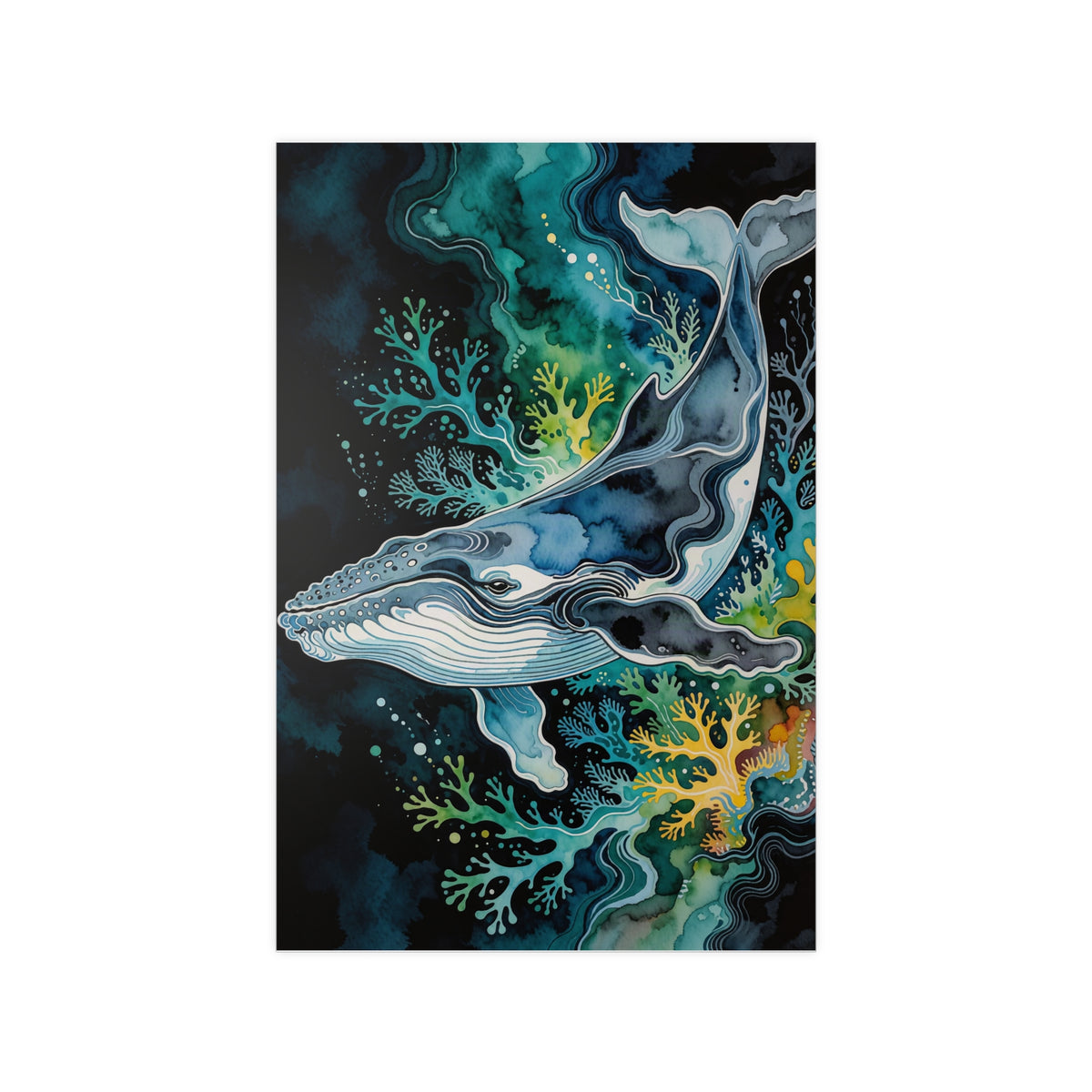 Poster Baleine Corallienne