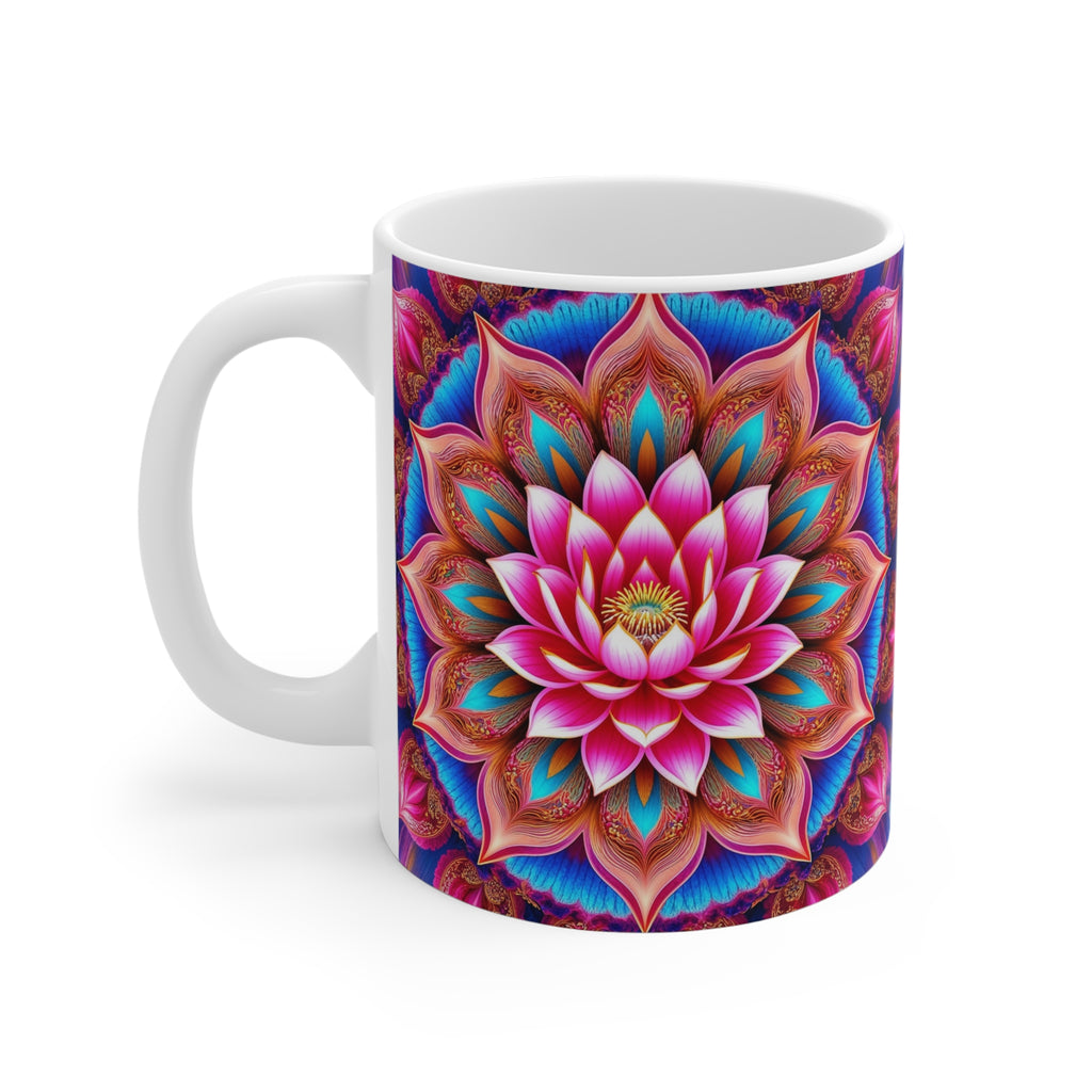 Mug blanc Mandala de la Guérison