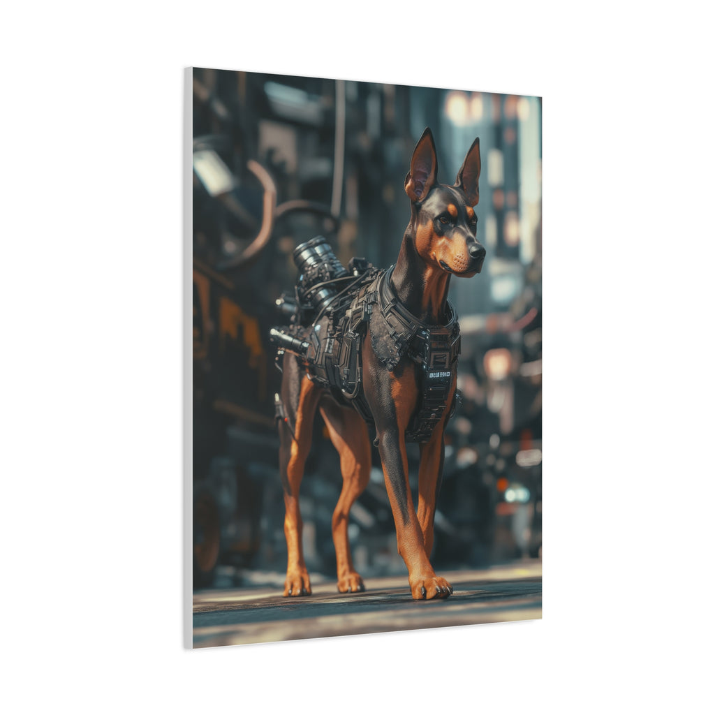 Tableau Doberman Matériel Tactique