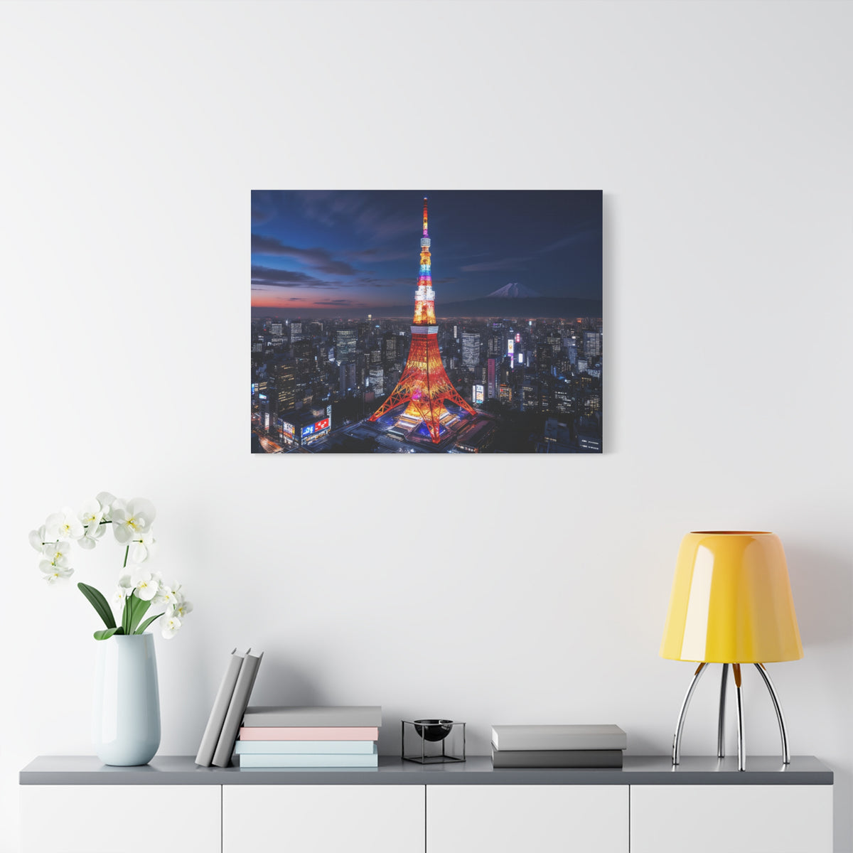 Tableau Tokyo Tower et Mont Fuji