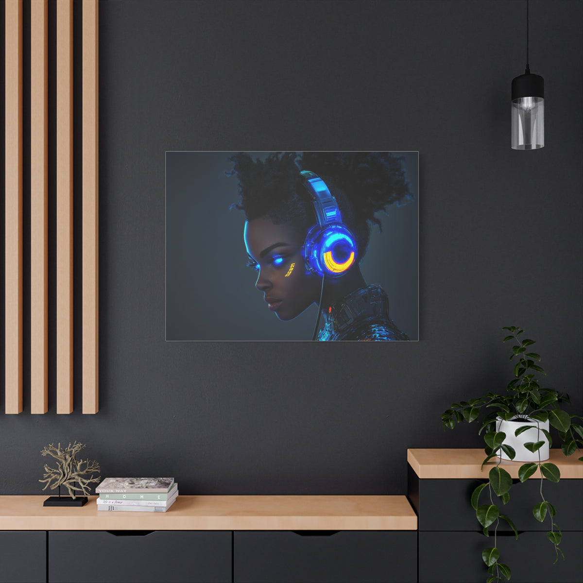Tableau Cyberpunk Musique Enivrante