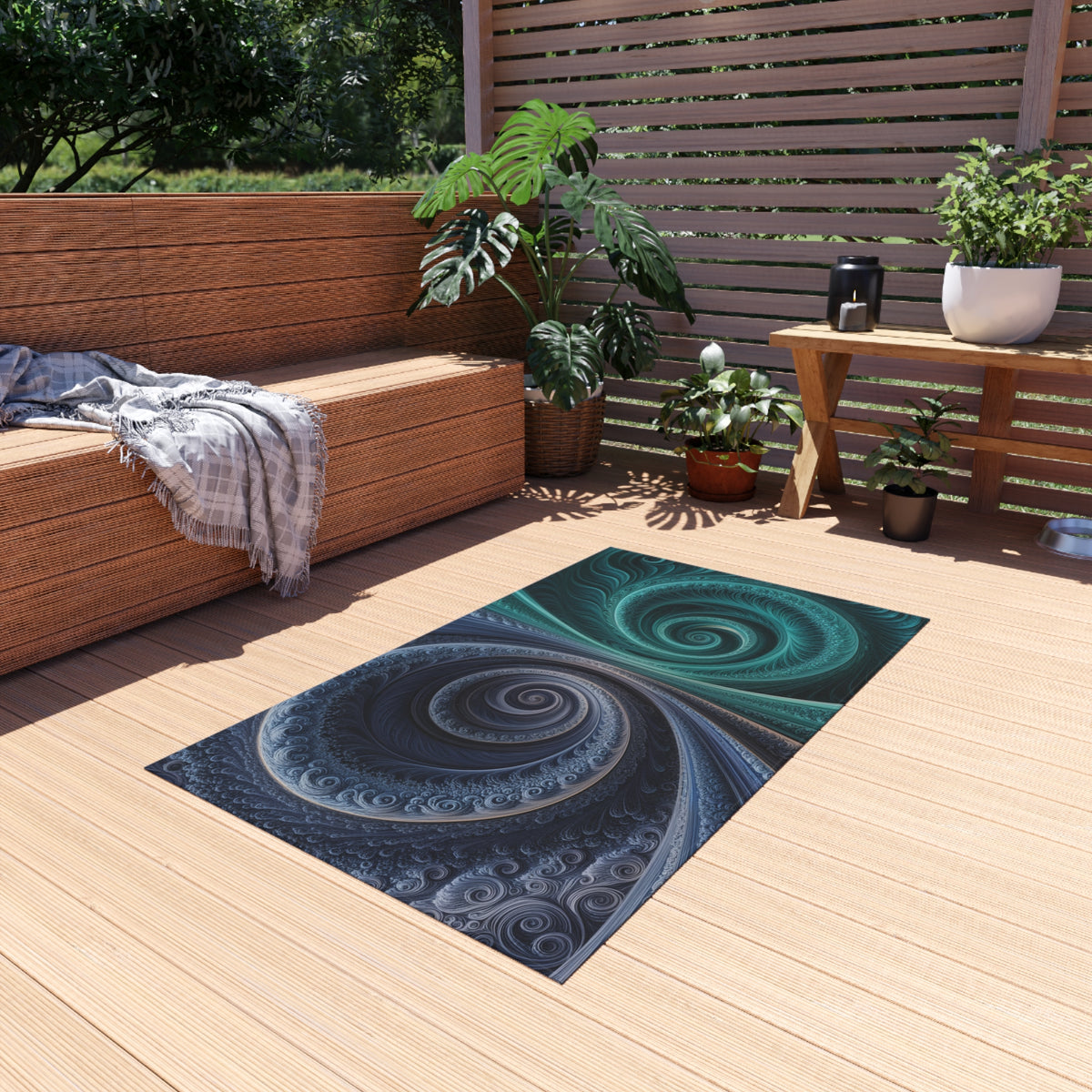 Tapis de salon Courbe de Cesàro-Peano