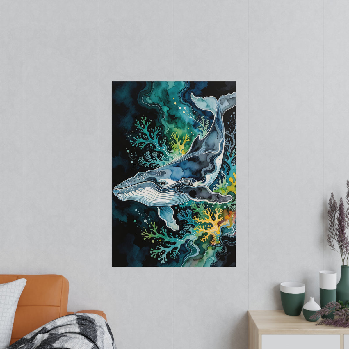 Poster Baleine Corallienne