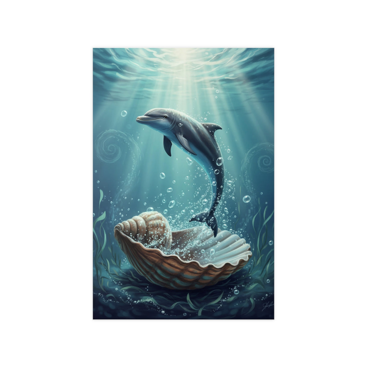 Poster Dauphin abyssal