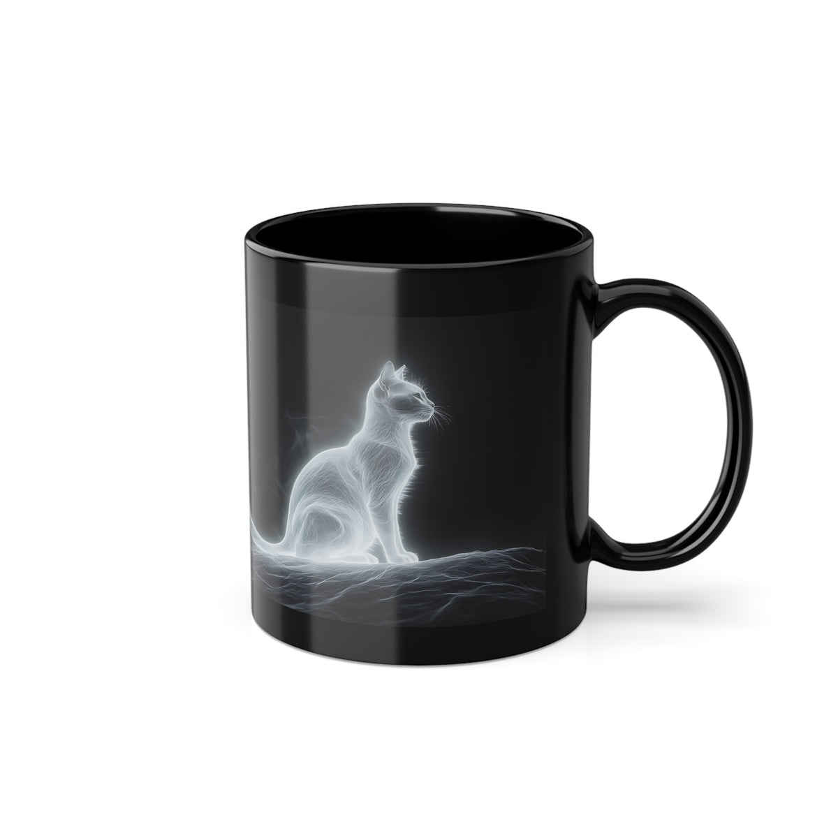 Mug Silhouette Spectrale de Chat