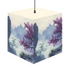 DECO - Lampe Cubique ZEN Montagnes Brumeuses
