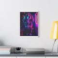 Tableau Cavalier King-Charles-Spaniel Néon Lights