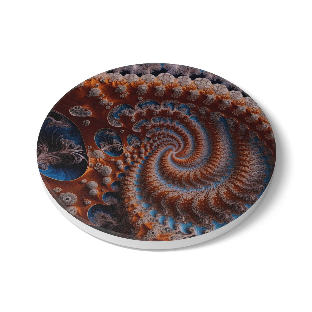 Sous-verre Courbe de Julia-Mandelbrot