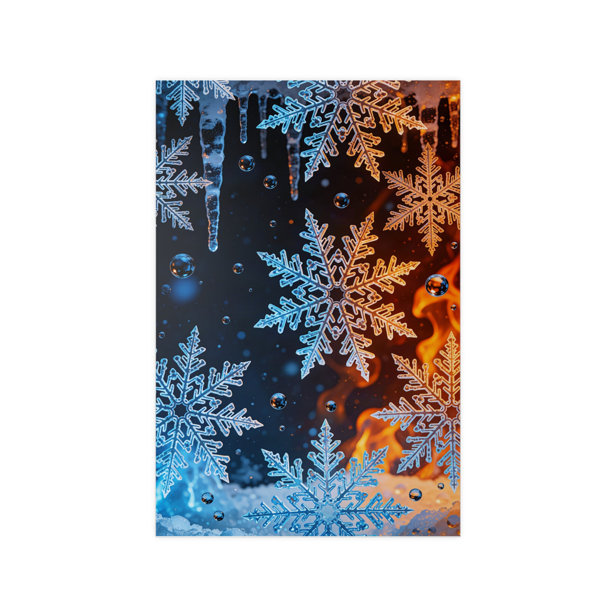 Poster Glace et Feu