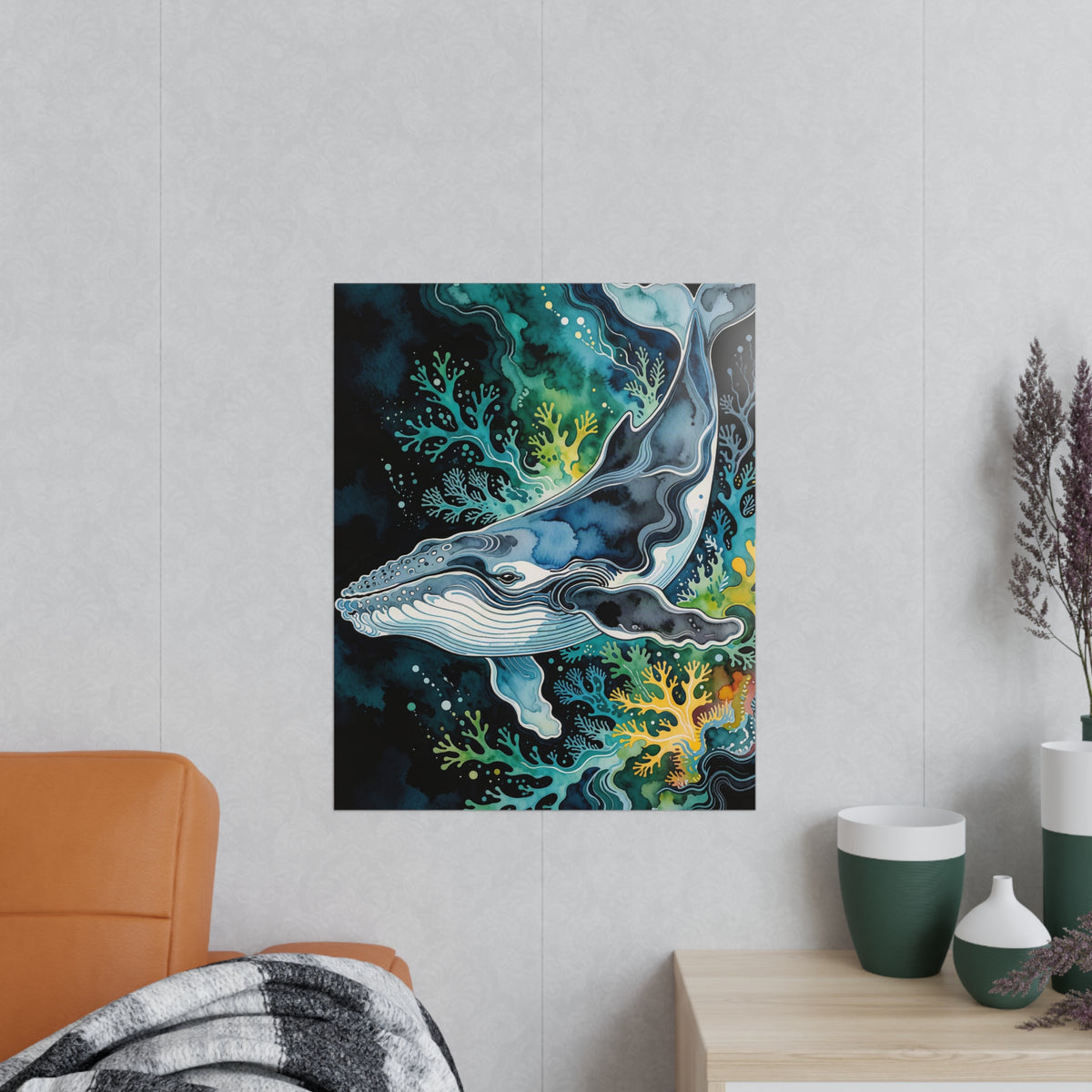 Poster Baleine Corallienne