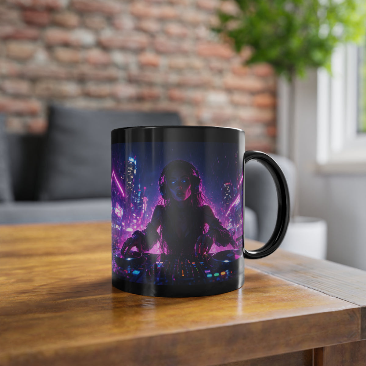 Mug Cyberpunk DJ en Transcendance
