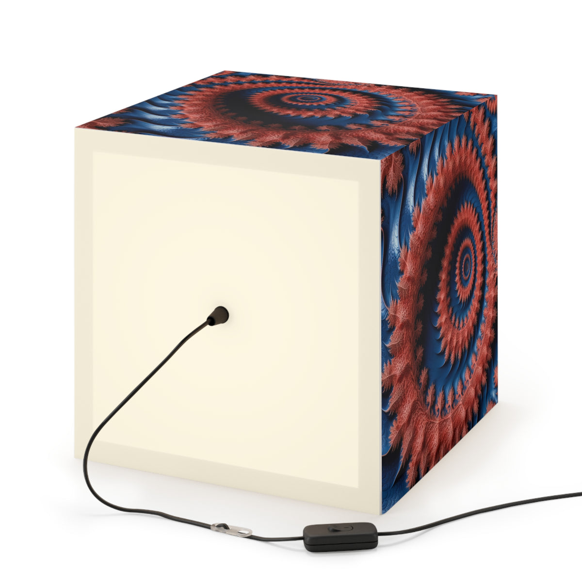 DECO - Lampe Cubique Fractale Courbe de Dragon